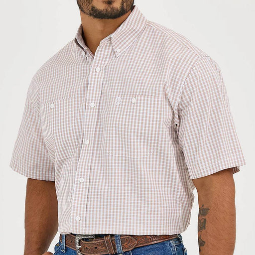Wrangler Men's George Straight Button Down Shirt MEN - Clothing - Shirts - Short Sleeve Wrangler