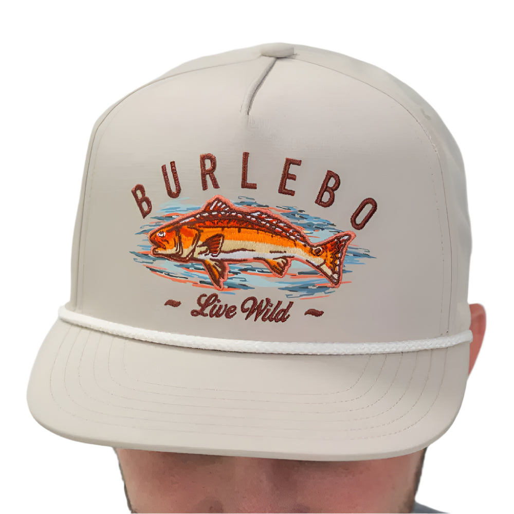 Burlebo Coastal Redfish Cap HATS - BASEBALL CAPS Burlebo