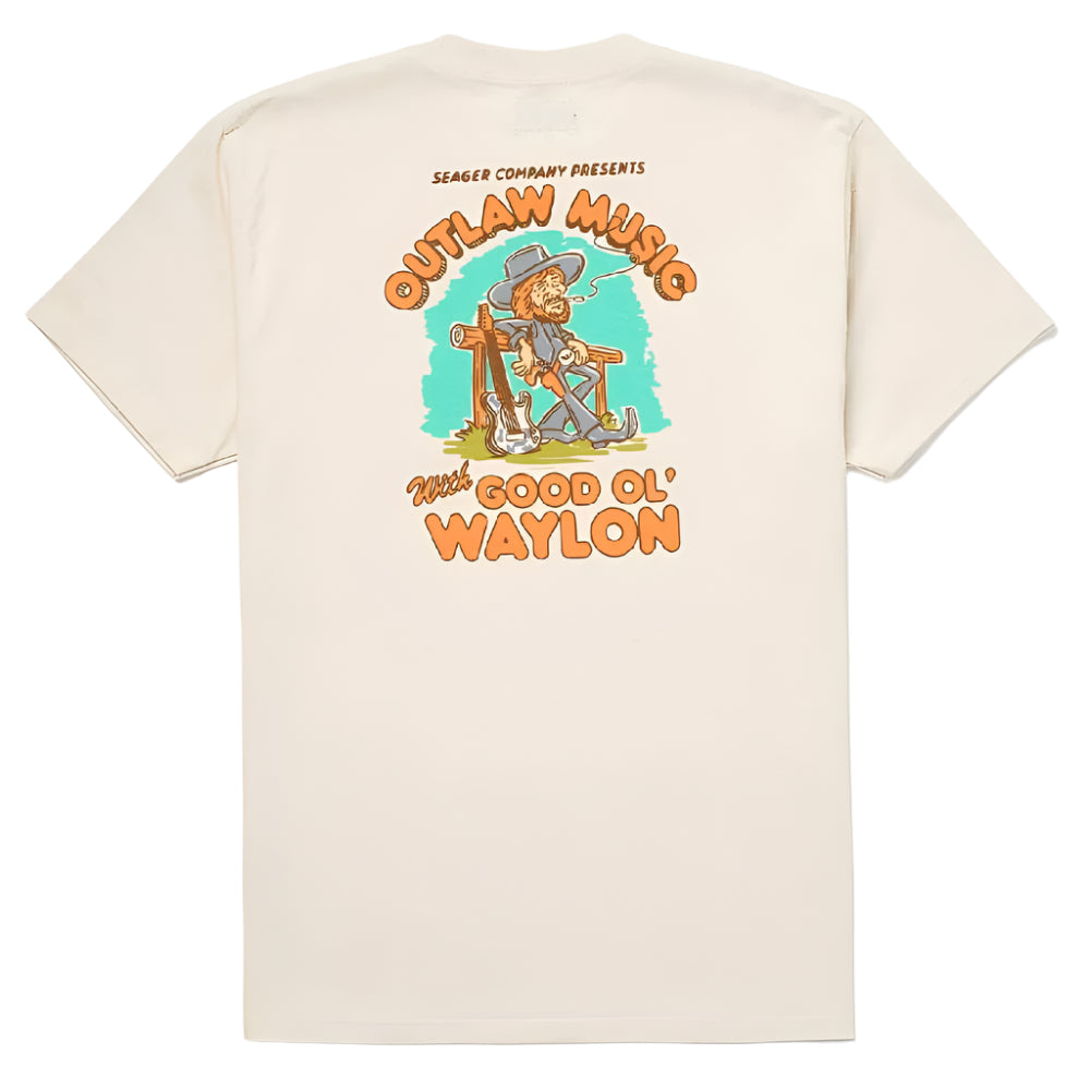 Seager Waylon Jennings Outlaw Tee