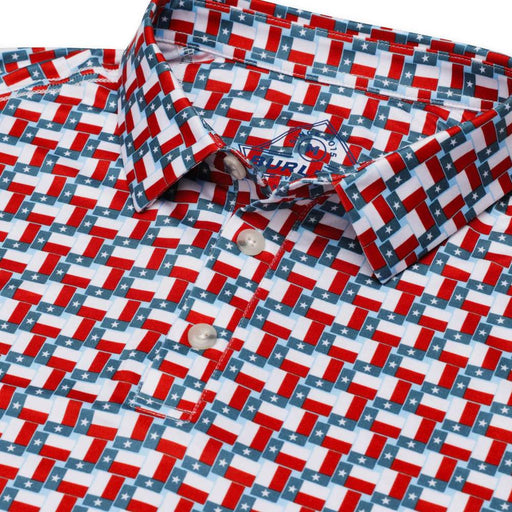 Burlebo Texas Flags Performance Polo MEN - Clothing - Shirts - Short Sleeve Burlebo