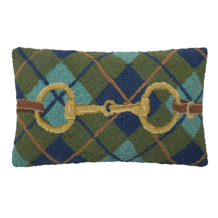 Gingham Buckle Hook Pillow HOME & GIFTS - Home Decor - Decorative Pillows Peking Handicraft