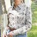 Cruel Denim Women's Pearl Snap Western Shirt WOMEN - Clothing - Tops - Long Sleeved Cruel Denim