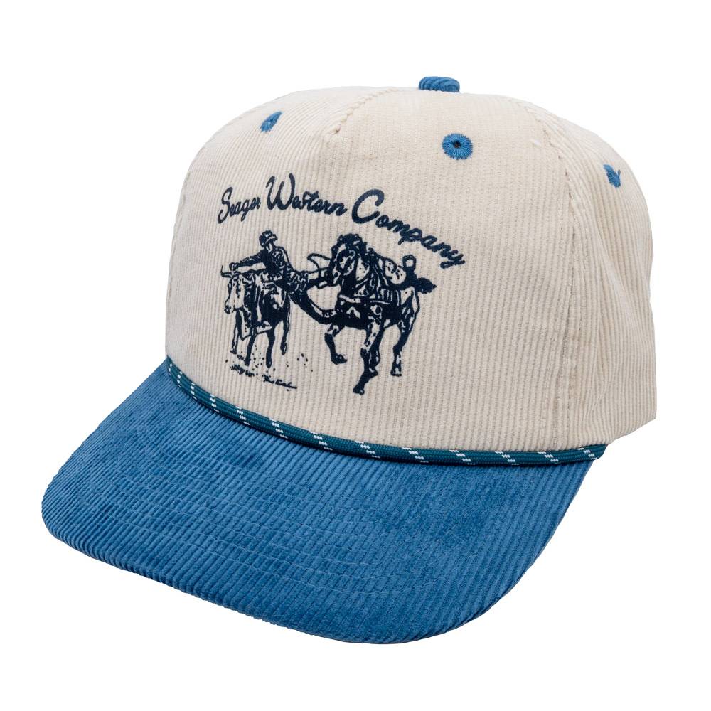 Seager Los Rios Corduroy Snapback Cap HATS - BASEBALL CAPS Seager Apparel