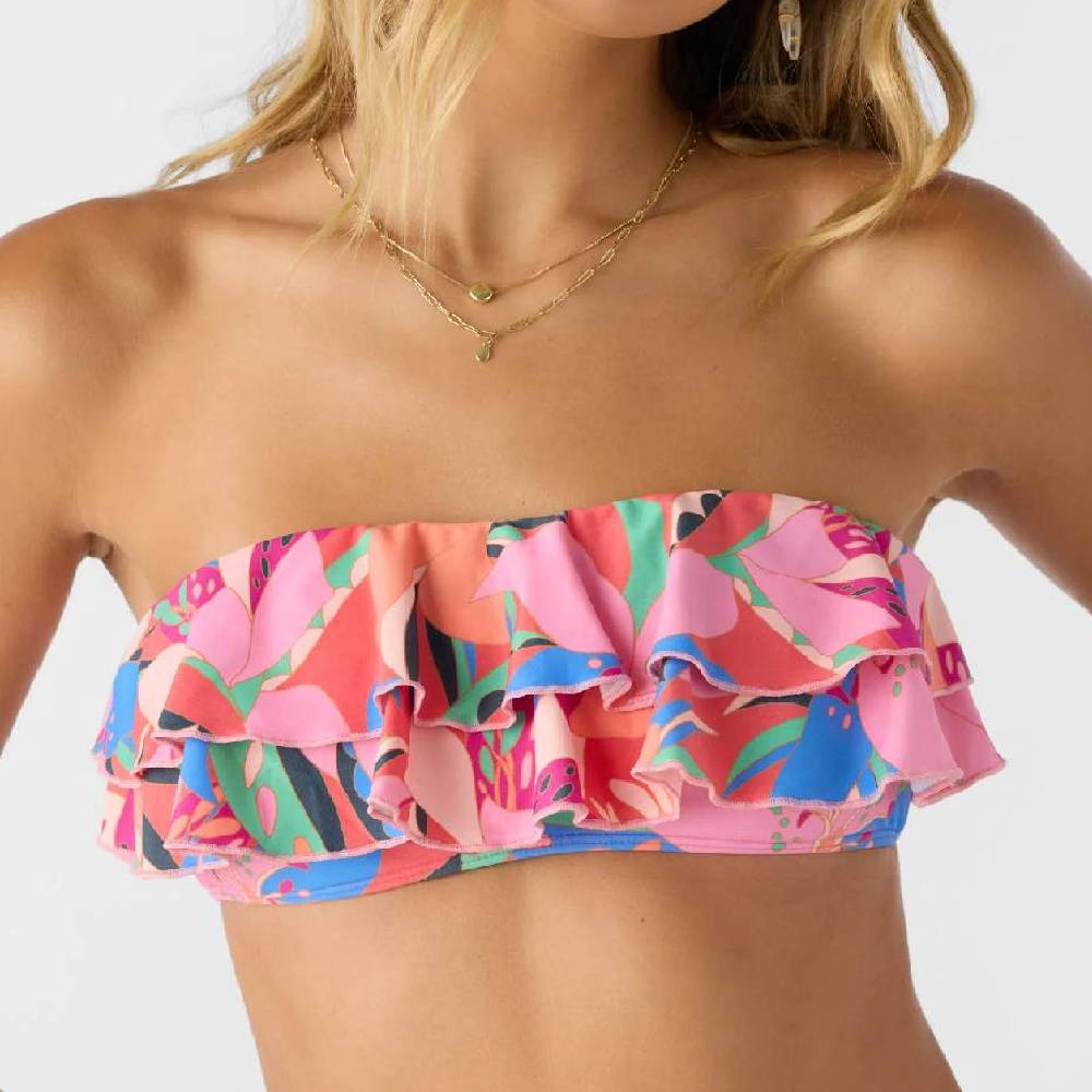 O'Neill Cabana Floral Diaz Bandeau Bikini Top WOMEN - Clothing - Surf & Swimwear - Swimsuits O'Neill