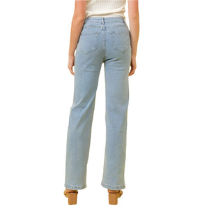 Mid Rise Rainbow Jewel Embellished Jean WOMEN - Clothing - Jeans Blue B