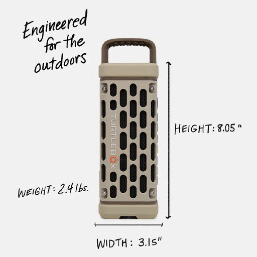Turtlebox Ranger - Tan ACCESSORIES - Additional Accessories - Tech Accessories Turtlebox