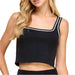 Knit Cropped Tank WOMEN - Clothing - Tops - Sleeveless TCEC