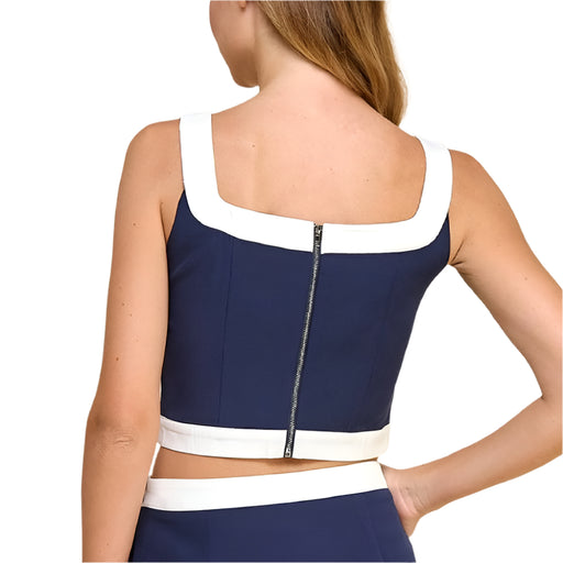 White Border Cropped Tank Top WOMEN - Clothing - Tops - Sleeveless TCEC