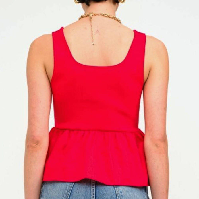 Raina Chili Red Top WOMEN - Clothing - Tops - Sleeveless Sofie the Label