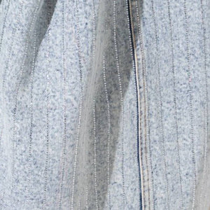 Sparkle Stone Stripe Denim Shirt Jacket WOMEN - Clothing - Tops - Long Sleeved Blue B