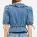 Bridget Ruffle Denim Top WOMEN - Clothing - Tops - Short Sleeved Sofie the Label