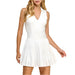 White V Neck Athletic Dress WOMEN - Clothing - Dresses TCEC