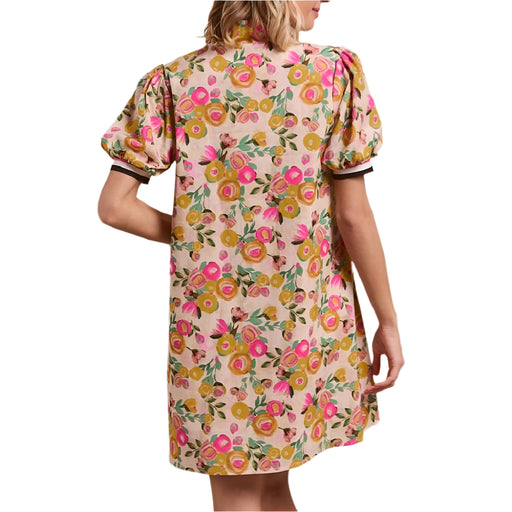 Floral Print Contrast Rib Dress WOMEN - Clothing - Dresses IVE