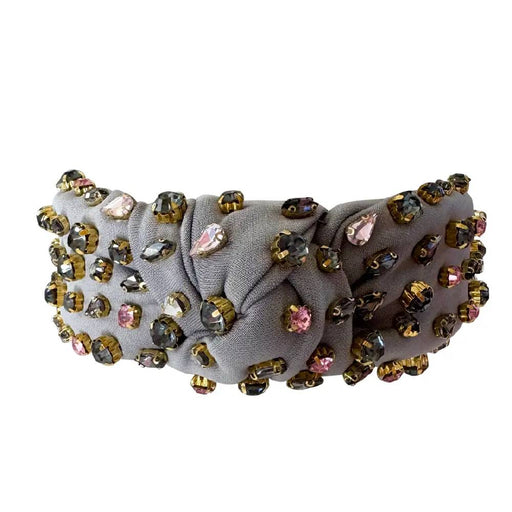 Knotted Austin Headband - Gray WOMEN - Accessories - Hair Accessories Gemelli