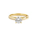 Gold Round Solitaire Ring WOMEN - Accessories - Jewelry - Rings Sami Jewels