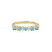 Gold Turquoise & CZ Ring WOMEN - Accessories - Jewelry - Rings Sami Jewels