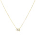 Gold Radiant Bezel Necklace WOMEN - Accessories - Jewelry - Necklaces Sami Jewels