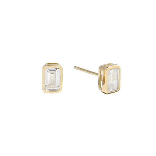 Emerald Cut Stud Earrings WOMEN - Accessories - Jewelry - Earrings Sami Jewels