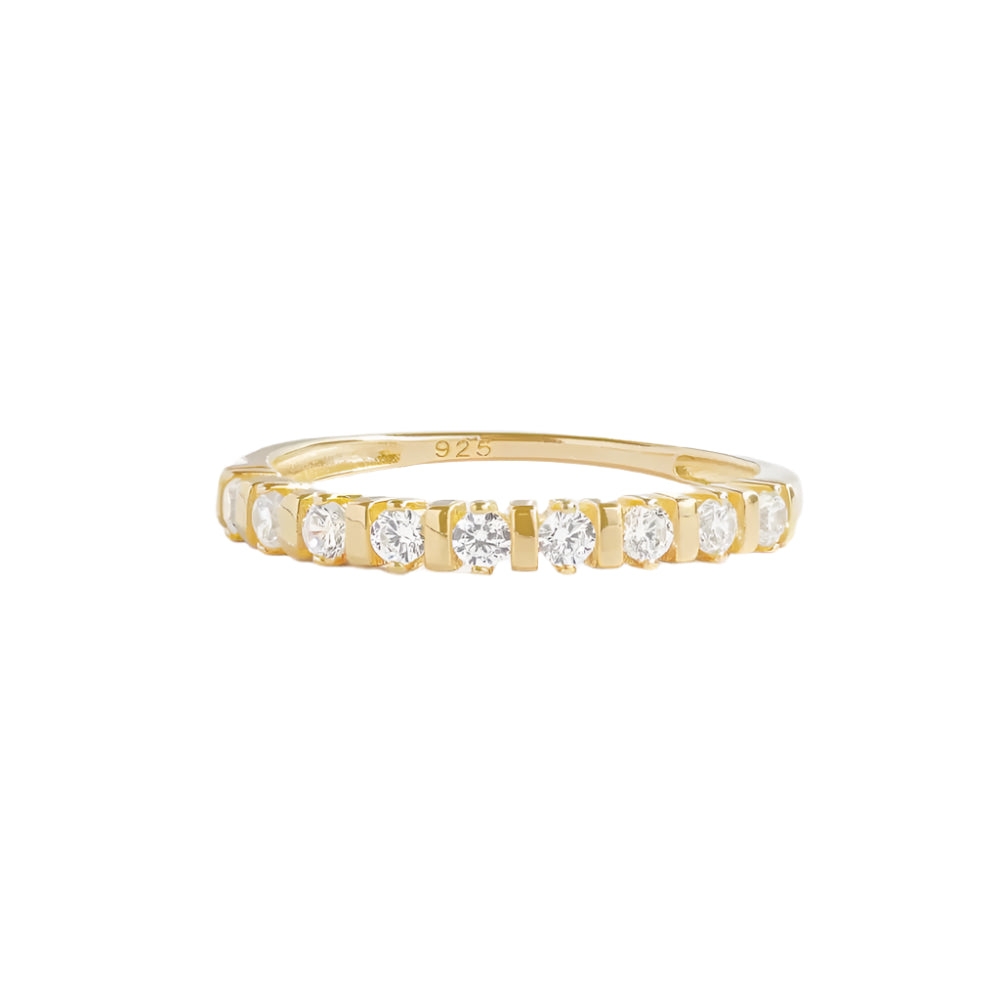 Gold Bianca Stacking Ring WOMEN - Accessories - Jewelry - Rings Sami Jewels