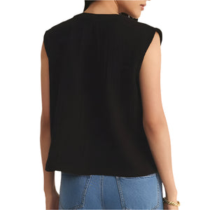 Cliffside V Neck Airy Top WOMEN - Clothing - Tops - Short Sleeved Z Supply