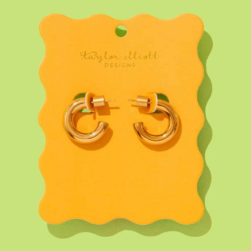 Terry Small Gold Hoop Earrings WOMEN - Accessories - Jewelry - Earrings Taylor Elliott Designs