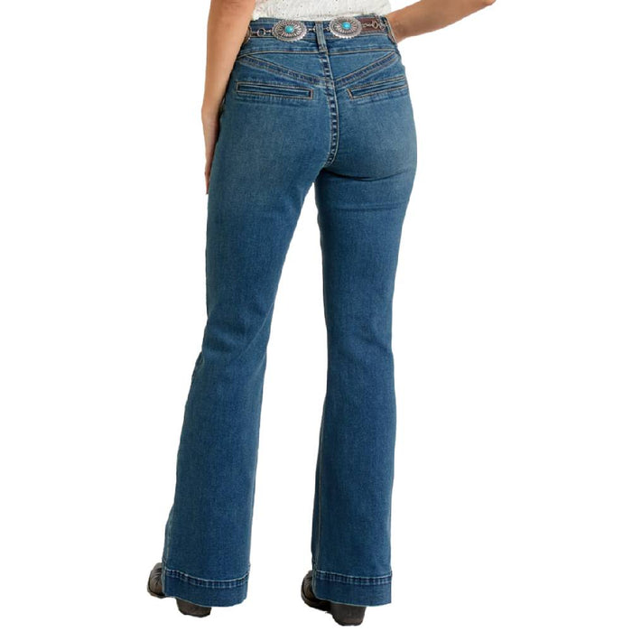 Rock & Roll Denim Women's High Rise Trouser WOMEN - Clothing - Jeans Panhandle