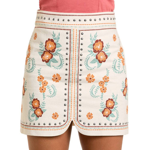 Rock & Roll Denim Women's Floral Print Skirt WOMEN - Clothing - Skirts Panhandle