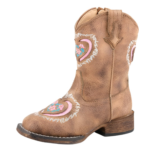 Roper Toddler Girl's Lydia Western Boot KIDS - Baby - Baby Footwear Roper Apparel & Footwear