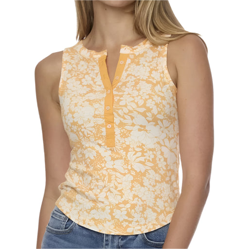 Flag & Anthem Women's Valeria Henley Tank Top - Marigold WOMEN - Clothing - Tops - Sleeveless Flag And Anthem