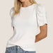 Dylan Emma Rib Tee WOMEN - Clothing - Tops - Short Sleeved Dylan