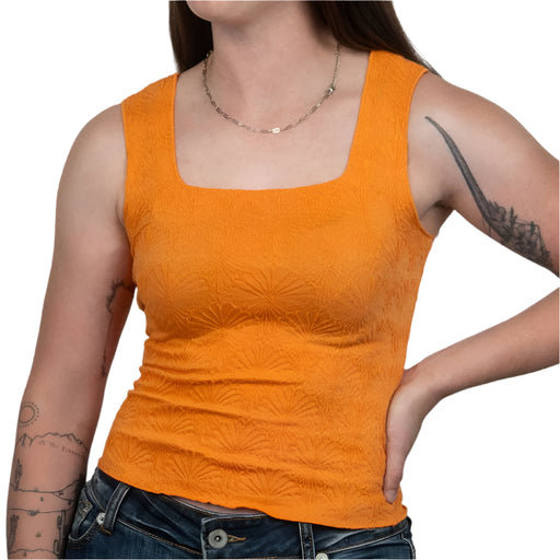 Rock & Roll Denim Women's Floral Knit Tank Top WOMEN - Clothing - Tops - Sleeveless Panhandle