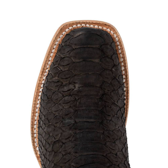 R. Watson Women's Chocolate Nubuck Python Boot WOMEN - Footwear - Boots - Exotic Boots R Watson
