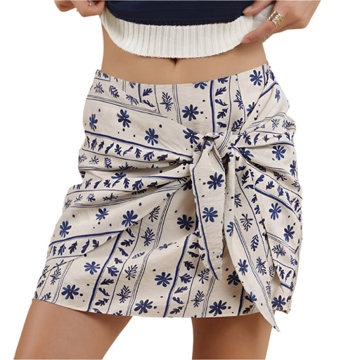 Sage The Label Great Springs Faux Wrap Mini Skirt WOMEN - Clothing - Skirts Sage The Label
