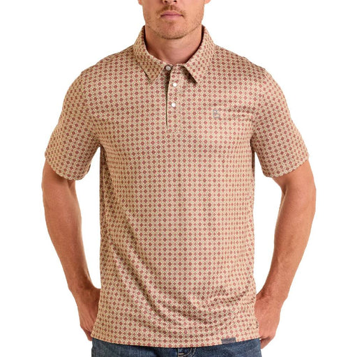 Panhandle Slim Men's Geo Print Polo Shirt - FINAL SALE MEN - Clothing - Shirts - Short Sleeve Panhandle