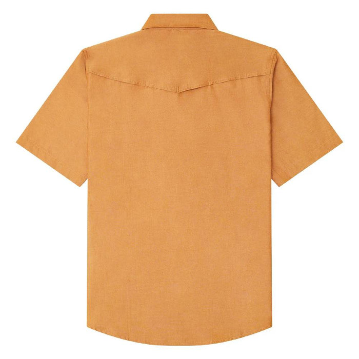 Texas Standard Western Field Pearl Snap Shirt - Burnt Orange MEN - Clothing - Shirts - Short Sleeve Texas Standard