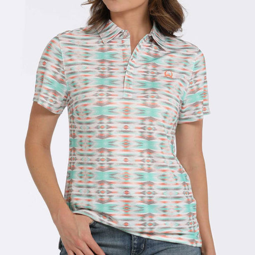 Cinch Women's Southwest Polo Shirt WOMEN - Clothing - Tops - Short Sleeved Cinch