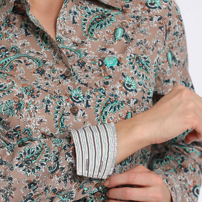 Cinch Women's Paisley Button Down Shirt WOMEN - Clothing - Tops - Long Sleeved Cinch