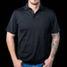 Ferrell Brand Black Polo Shirt MEN - Clothing - Shirts - Short Sleeve Ferrell Brand