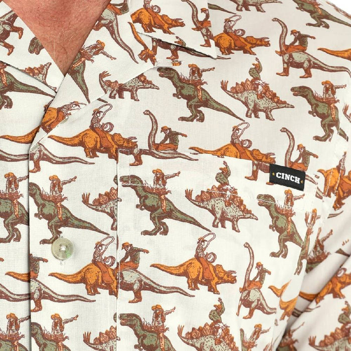 Cinch Men's Bronc A Saurus Camp Shirt MEN - Clothing - Shirts - Short Sleeve Cinch
