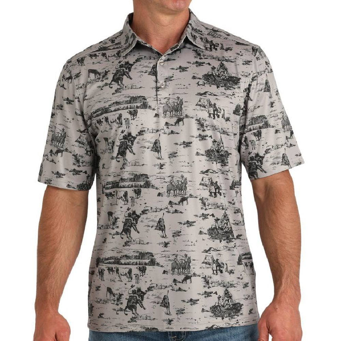 Cinch Men's Arenaflex Western Polo Shirt MEN - Clothing - Shirts - Short Sleeve Cinch