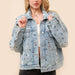 Jewel Embellish Stone Denim Jacket WOMEN - Clothing - Outerwear - Jackets Blue B