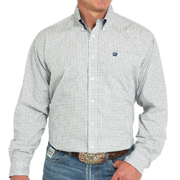 Cinch Men's Geo Print Button Down Shirt MEN - Clothing - Shirts - Long Sleeve Cinch