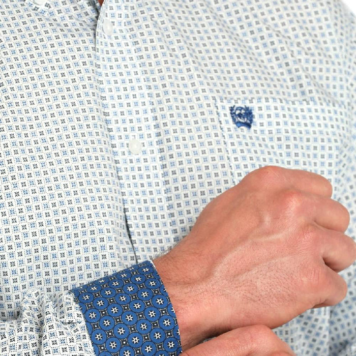 Cinch Men's Geo Print Button Down Shirt MEN - Clothing - Shirts - Long Sleeve Cinch
