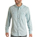 Rock & Roll Denim Men's Tek Pearl Snap Shirt - Aqua MEN - Clothing - Shirts - Long Sleeve Panhandle