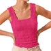 * Floral Jacquard Seamless Tank Top - FINAL SALE WOMEN - Clothing - Tops - Sleeveless So Me