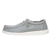 Hey Dude Wally Stretch Canvas - Light Grey MEN - Footwear - Casual Shoes Hey Dude