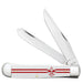 Case Scouting America White Smooth Trapper Knives W.R. Case