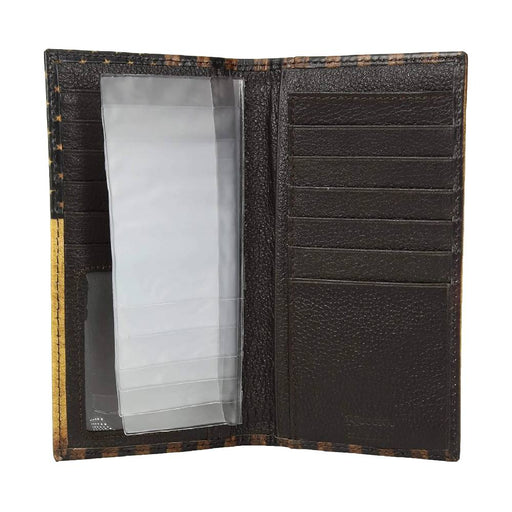 Nocona Vintage Leather US Flag Rodeo Wallet MEN - Accessories - Wallets & Money Clips M&F Western Products