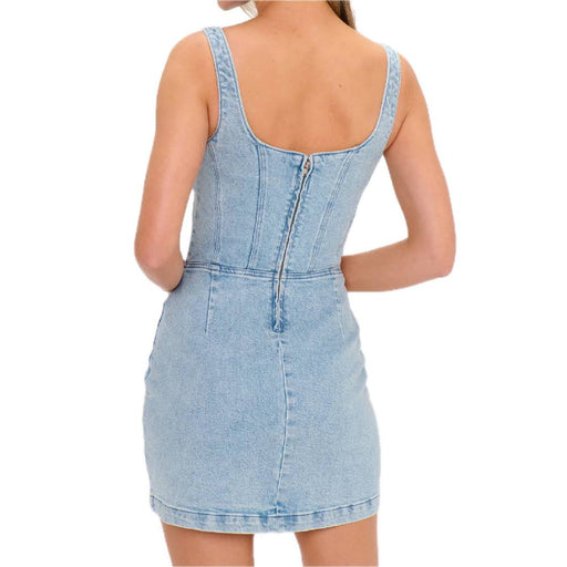 Show Me Your Mumu Denim Corset Mini Dress WOMEN - Clothing - Dresses SHOW ME YOUR MUMU