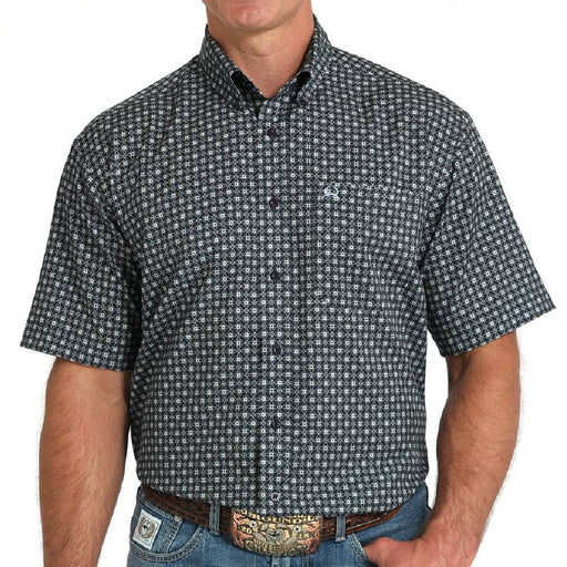 Cinch Men's Arenaflex Geo Print Button Down Shirt MEN - Clothing - Shirts - Short Sleeve Cinch